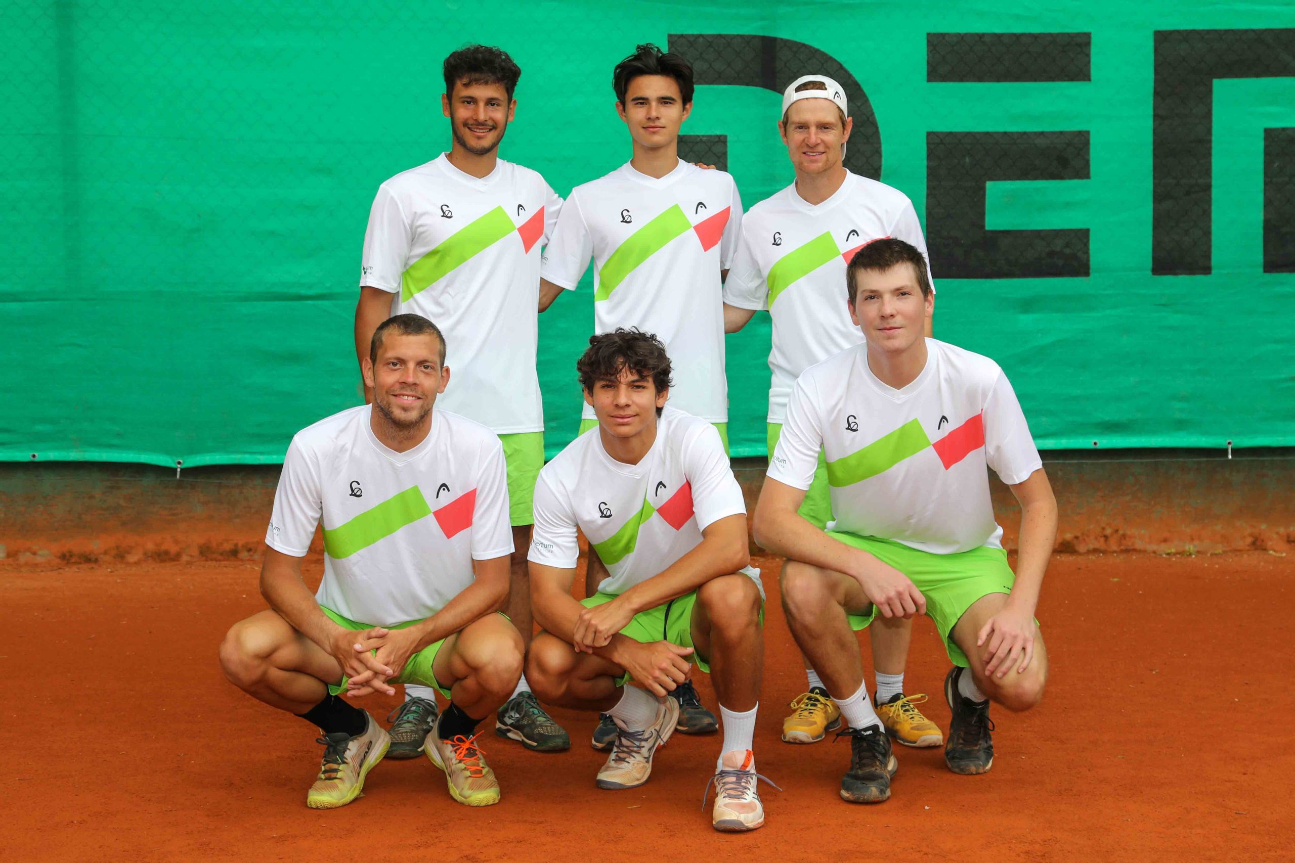 v.l.n.r. stehend: Nini Gabriel Dica, Mathis Seidl, Patrick Ofner, unten: Gregor Ramskogler, Daniel Salazar, Paul Janson