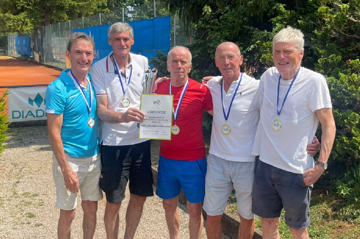 H70 RL Meister v.l.n.r.: Martin Scheurer, Gerald Feger (MF), Hermann Klein, Vladimir Werner, Thomas Triller